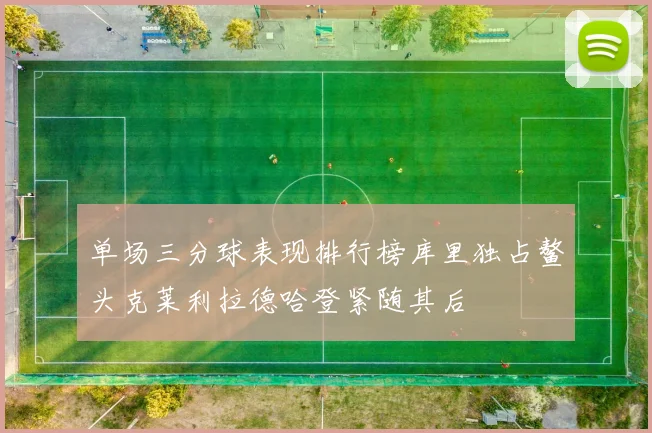 单场三分球表现排行榜库里独占鳌头克莱利拉德哈登紧随其后